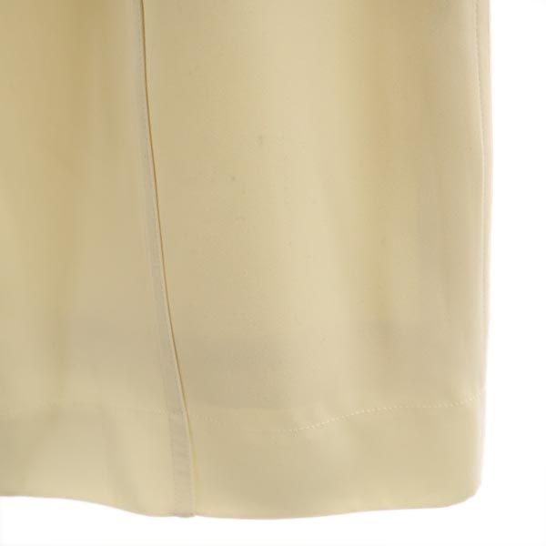 CHANEL シャネル フランス製 ミニ丈 台形 スカート 36 アイボリー系 レディース