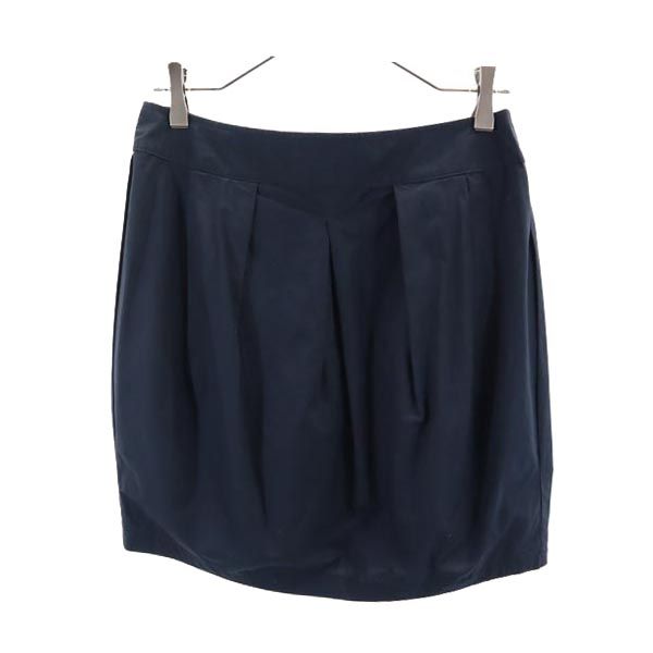 SEE BY CHLOE シーバイクロエ ミニ丈 ラップスカート USA 4 紺 レディース