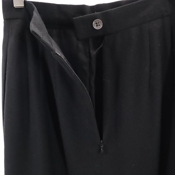 CELINE セリーヌ フランス製 ミディ丈 タイトスカート 38 黒 レディース