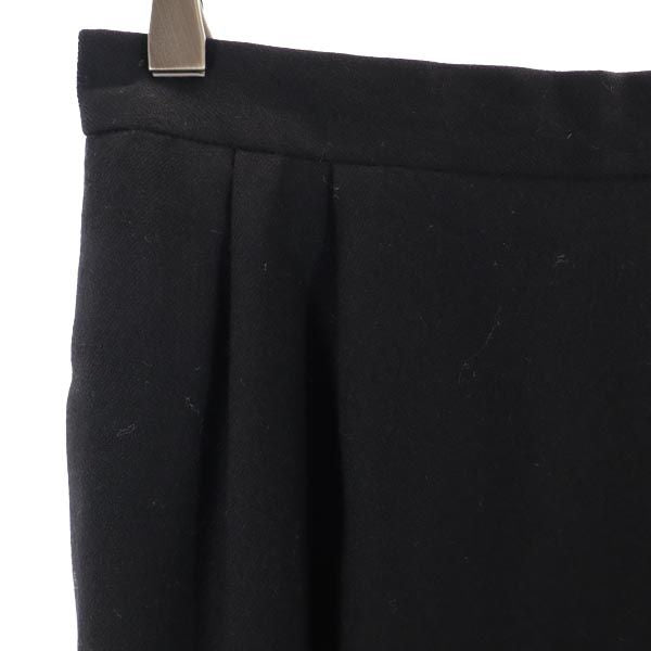 CELINE セリーヌ フランス製 ミディ丈 タイトスカート 38 黒 レディース