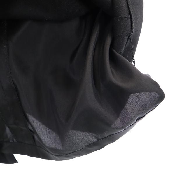 CELINE セリーヌ フランス製 ミディ丈 タイトスカート 38 黒 レディース