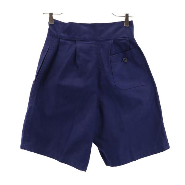 グルカショーツ ショートパンツ ネイビー ボタンフライ レディース