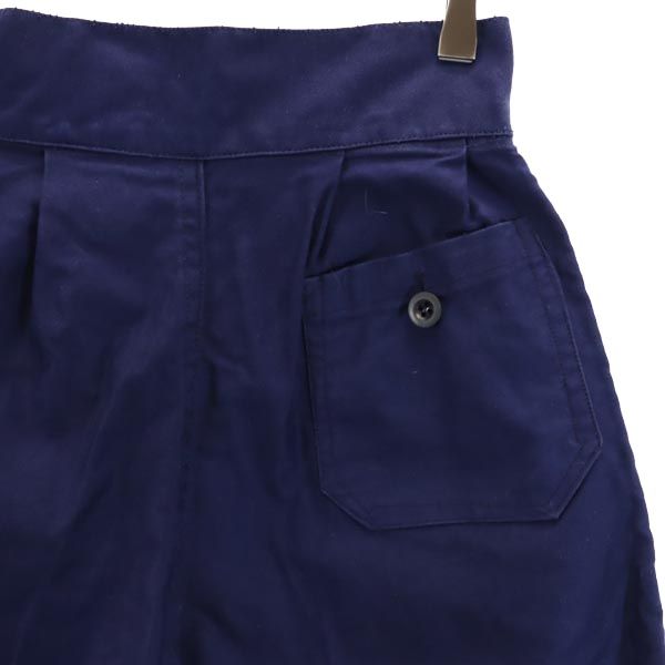 グルカショーツ ショートパンツ ネイビー ボタンフライ レディース