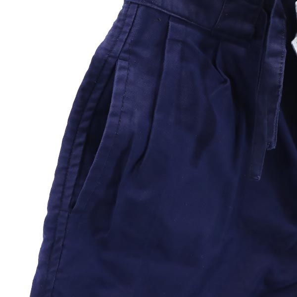 グルカショーツ ショートパンツ ネイビー ボタンフライ レディース