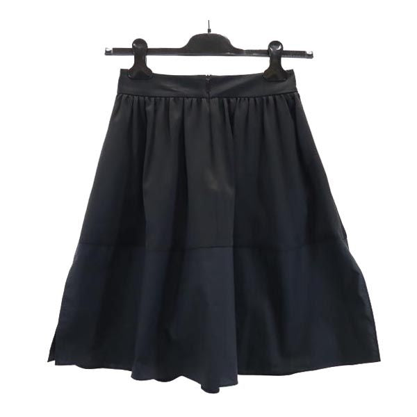ARMANI EXCHANGE アルマーニエクスチェンジ ミニ丈 スカート 0 ブラック ハンガー付 レディース