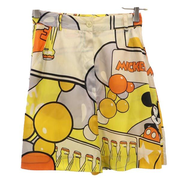 CENTO X CENTO BY ICEBERG アイスバーグ ミッキーマウス イタリア製 ショートパンツ 38 ベージュ系 レディース