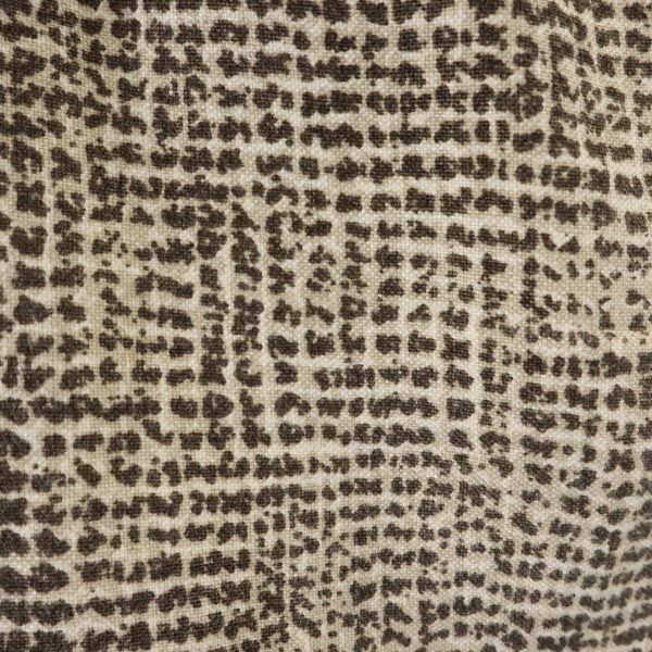 S Max Mara エスマックスマーラ 総柄 リネン ミニ丈 スカート 40 ブラウン系 バックジップ レディース