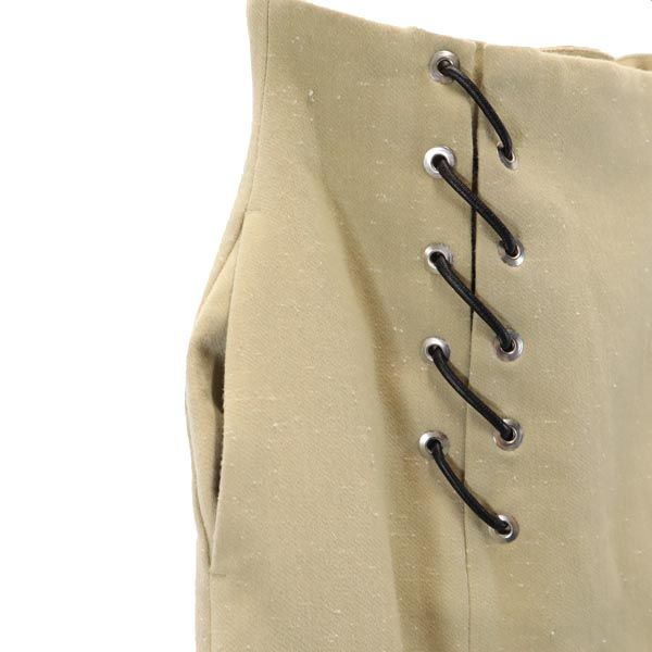 UNITED TOKYO ユナイテッドトウキョウ 日本製 ロングスカート 1 ベージュ系 サイドジップ レディース