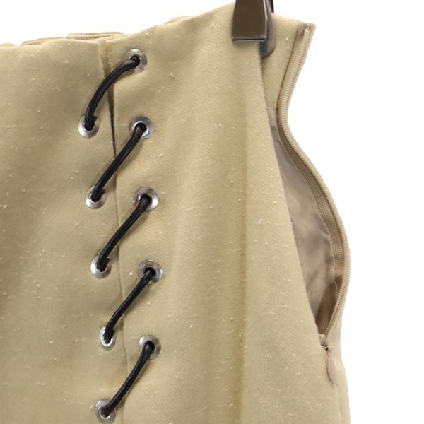 UNITED TOKYO ユナイテッドトウキョウ 日本製 ロングスカート 1 ベージュ系 サイドジップ レディース