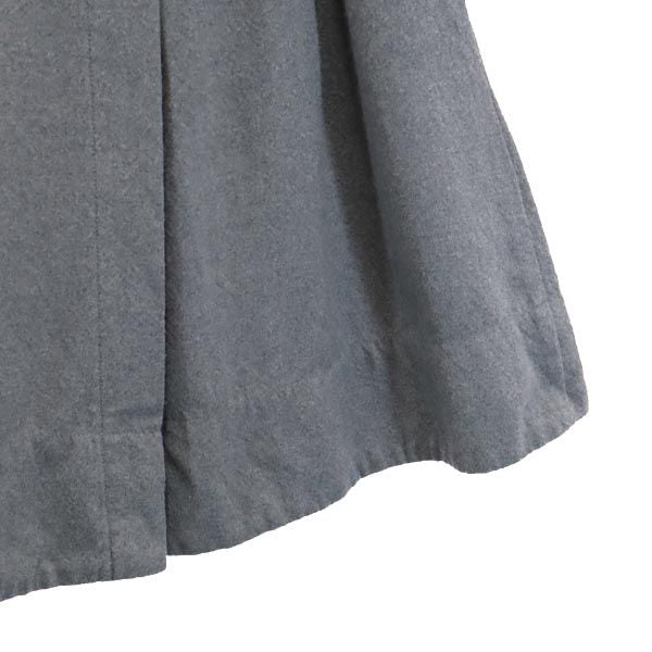 MHL. エムエイチエル ウール100% ミニ丈 ラップスカート 3 グレー系 MARGARET HOWELL レディース