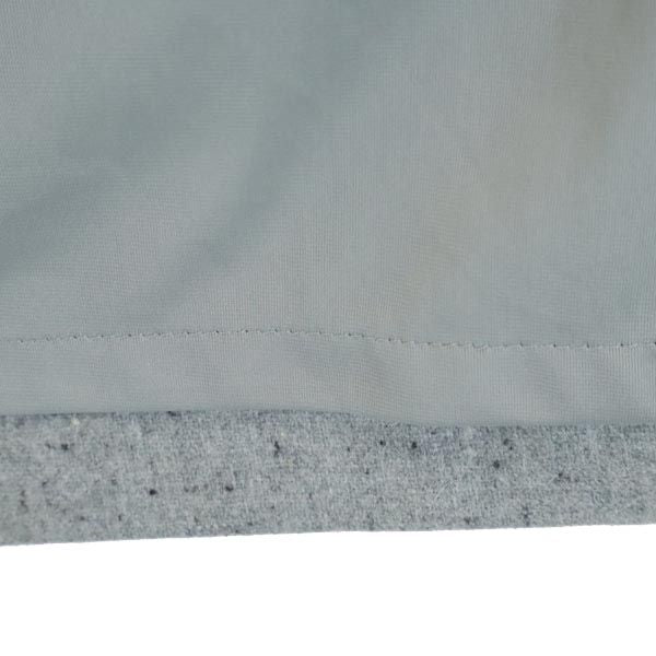 LANVIN ランバン 日本製 ウールブレンド ミニ丈 デザイン スカート 38 グレー系 サイドジップ レディース