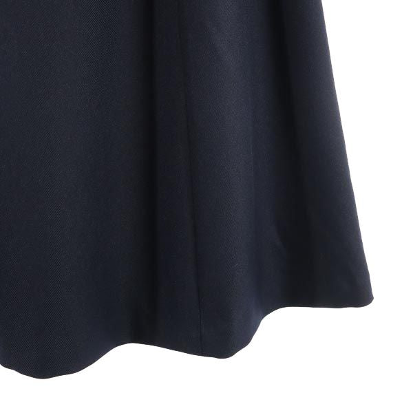 martinique マルティニーク ミモレ丈 フレアスカート 1 ブラック系 サイドジップ レディース