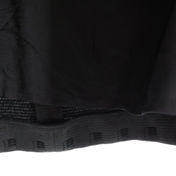 MACKINTOSH LONDON マッキントッシュロンドン 日本製 総柄 ミディ丈 スカート 48 ブラック ビッグサイズ レディース