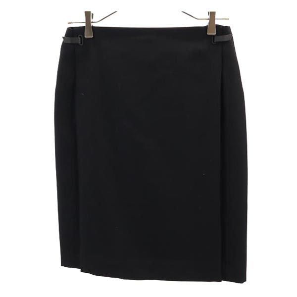 MARTIN MARGIELA マルタンマルジェラ イタリア製 ウール100% ミニスカート 38 ブラック レディース