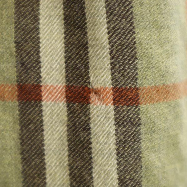 Burberrys バーバリーズ 90s オールド ウール100% ノバチェック柄 ミディ丈 スカート 緑系 レディース