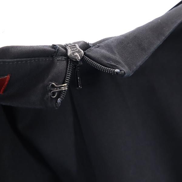 MAX MARA マックスマーラ ミニ丈 プリーツスカート 38 ブラック系 バックジップ レディース