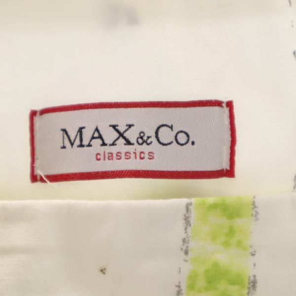 MAX&CO マックスアンドコー ミニ丈 スカート 42 ホワイト系 レディース