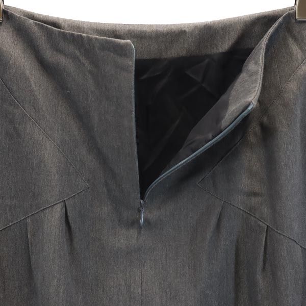 ANTEPRIMA アンテプリマ イタリア製 ミニ丈 スカート 38 グレー バックジップ レディース