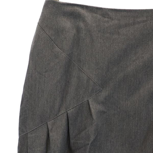 ANTEPRIMA アンテプリマ イタリア製 ミニ丈 スカート 38 グレー バックジップ レディース