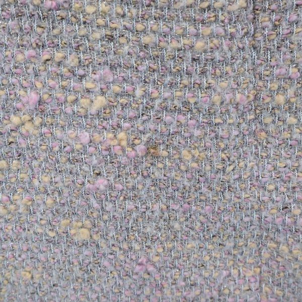 CHANEL シャネル フランス製 ミニ丈 ニット タイトスカート 42 水色系 レディース