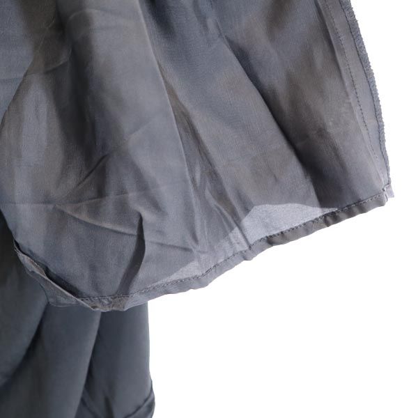 PUBLIC TOKYO パブリックトウキョウ シルクブレンド ベロア ロングスカート 1 ブラック レディース