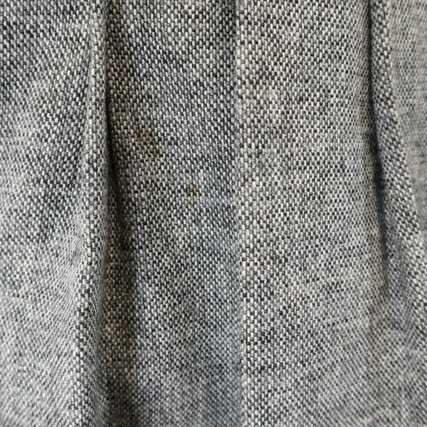 MARNI マルニ イタリア製 ウールブレンド ミディ丈 タック スカート 40 グレー系 バックジップ レディース