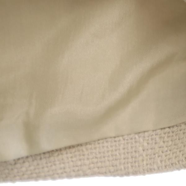 S Max Mara エスマックスマーラ ミニ丈 ツイード タイトスカート ベージュ系 バックジップ レディース