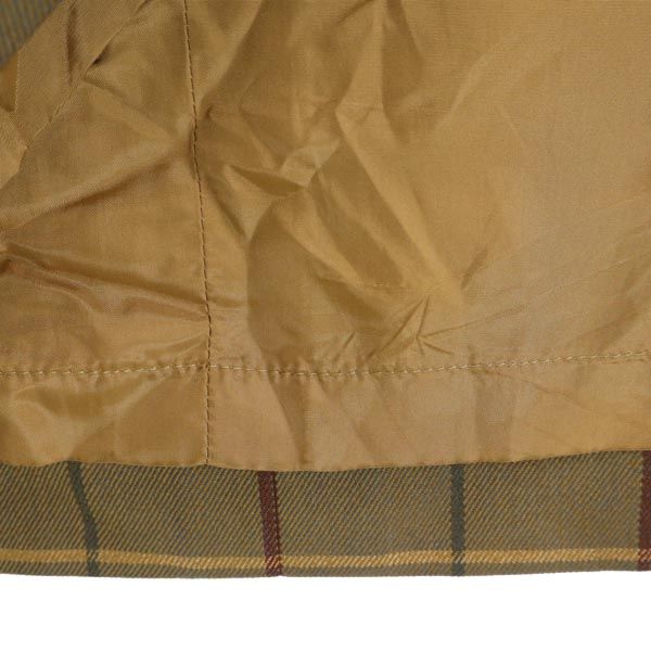 Burberrys バーバリーズ 90s オールド 英国製 ウール100% チェック ミディ丈 プリーツスカート ブラウン系 レディース