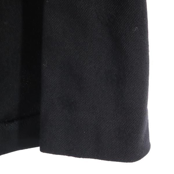 コムデギャルソン 2001年製 日本製 ウール100% ミニ丈 デザイン スカート S ブラック COMME des GARCONS レディース