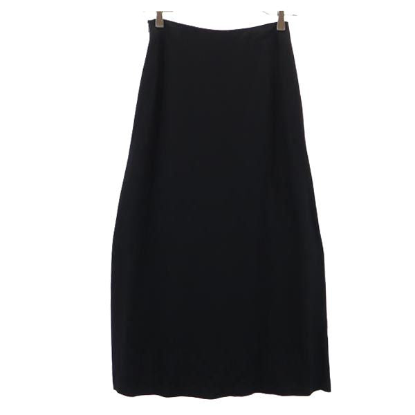 A.P.C. アーペーセー フランス製 ロング丈 スカート S ブラック系 サイドジップ レディース