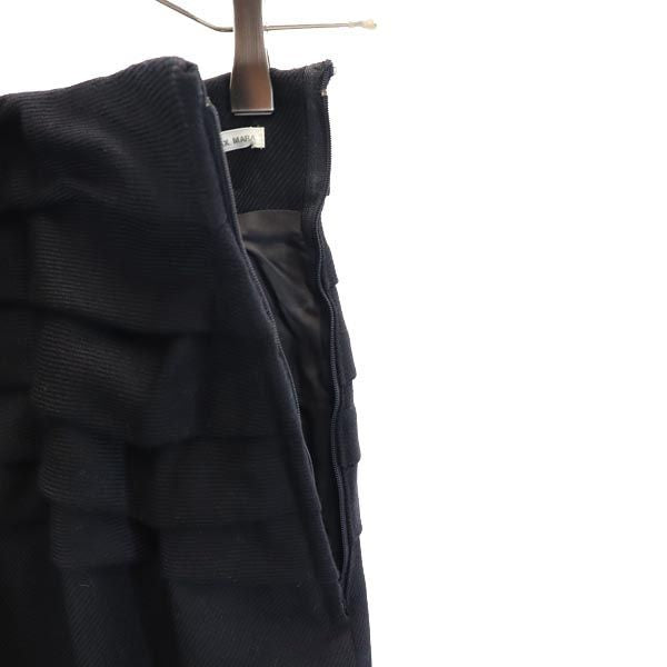 MAX MARA マックスマーラ カシミヤブレンド ロングスカート 9 ブラック系 レディース