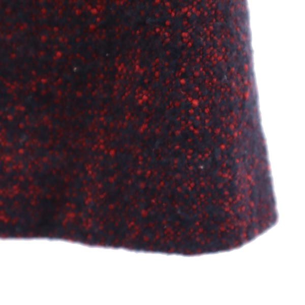 MACKINTOSH PHILOSOPHY マッキントッシュフィロソフィー 三陽商会 ミニ丈 ツイード タイトスカート 36 レッド系 レディース