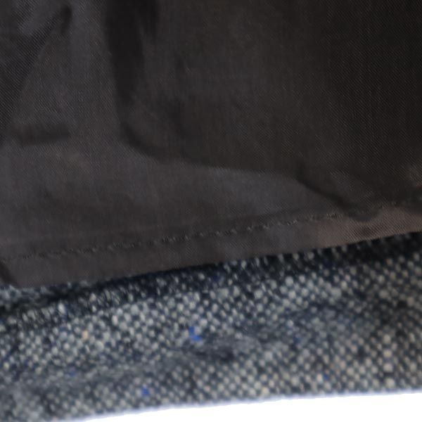 MAX MARA マックスマーラ イタリア製 ウールブレンド ミニ丈 タック スカート 38 グレー系 サイドジップ レディース