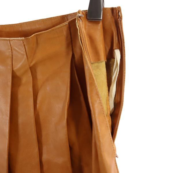 MARNI マルニ ロングスカート 40 ブラウン系 サイドジップ レディース