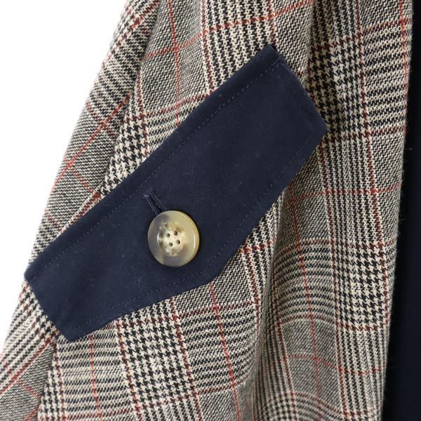 AMERI UNDRESSED アメリ チェック柄 ロングスカート グレー×ネイビー レディース