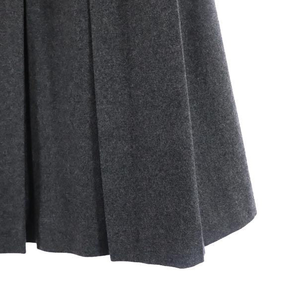 Christian Dior クリスチャンディオール ミディ丈 プリーツスカート L グレー系 レディース
