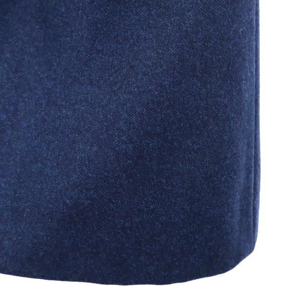 Kiton キートン イタリア製 ウールカシミヤ ミディ丈 フレアスカート 38 ブルー系 レディース