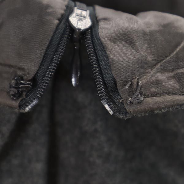 MAX MARA マックスマーラ ウールブレンド ロングスカート 42 グレー系 バックジップ レディース