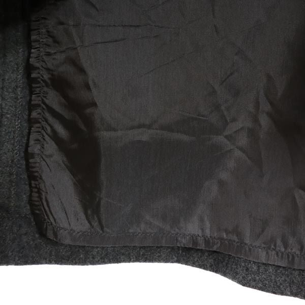 MAX MARA マックスマーラ ウールブレンド ロングスカート 42 グレー系 バックジップ レディース