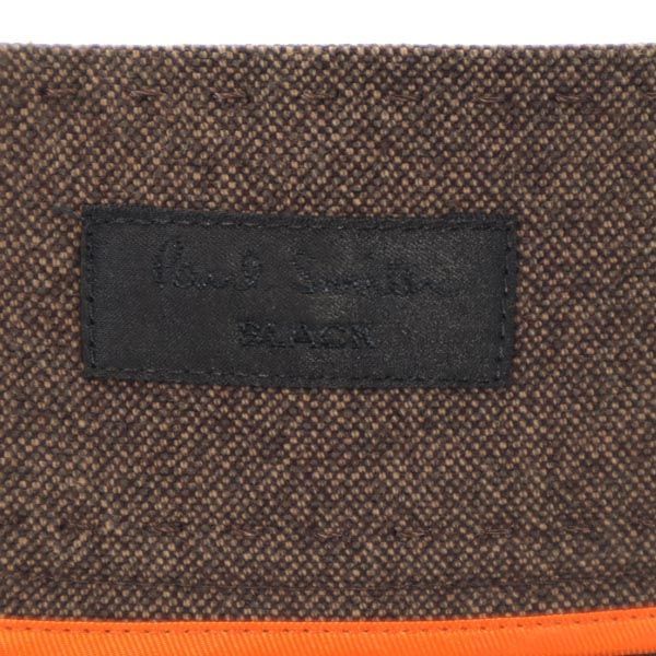 Paul Smith ポールスミス ブラック ウールブレンド ミニ丈 フレアスカート 38 ブラウン系 BLACK レディース