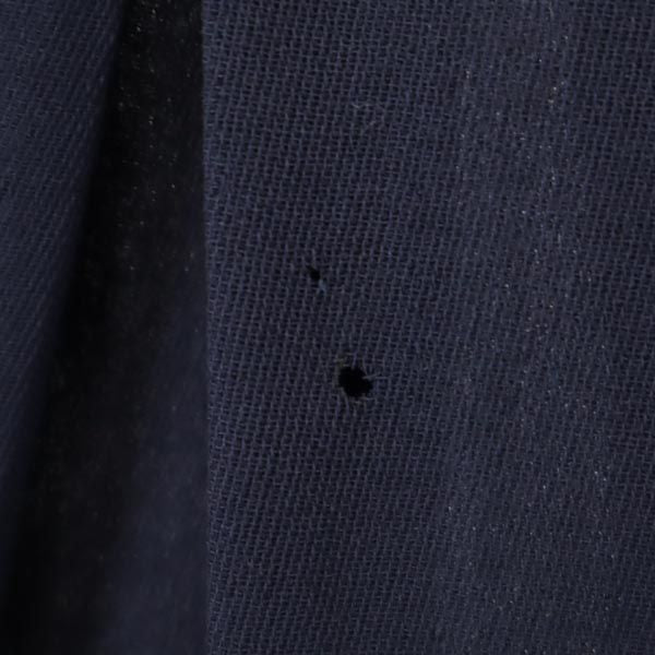 GIVENCHY ジバンシィ 80s 90s オールド 日本製 ウールブレンド ロング丈 プリーツスカート 8 ネイビー系 サイドジップ レディース