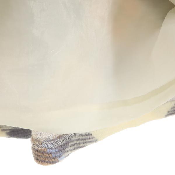 BLUE LABEL CRESTBRIDGE ブルーレーベルクレストブリッジ 三陽商会 ウールブレンド ミニ丈 フレアスカート 36 ベージュ系 レディース