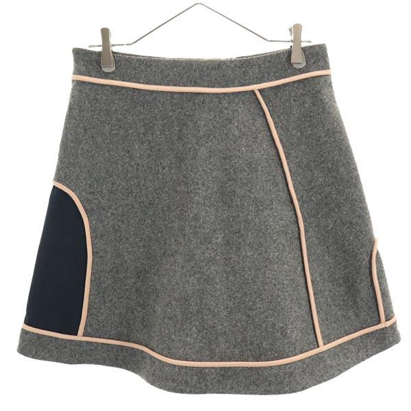 MARNI マルニ イタリア製 ウールブレンド ミニスカート 40 グレー レディース