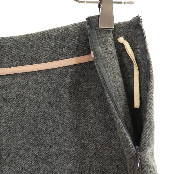 MARNI マルニ イタリア製 ウールブレンド ミニスカート 40 グレー レディース