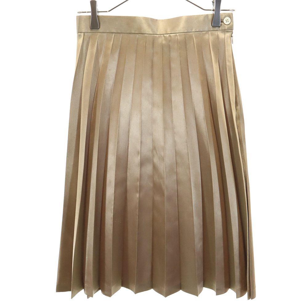 トリココムデギャルソン 90s 1998年 ミニ丈 プリーツスカート M ブロンズ系 tricot COMME des GARCONS レディース