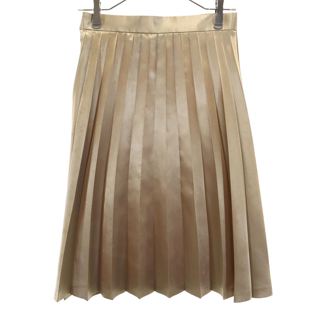 トリココムデギャルソン 90s 1998年 ミニ丈 プリーツスカート M ブロンズ系 tricot COMME des GARCONS レディース