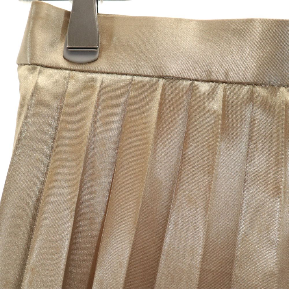 トリココムデギャルソン 90s 1998年 ミニ丈 プリーツスカート M ブロンズ系 tricot COMME des GARCONS レディース