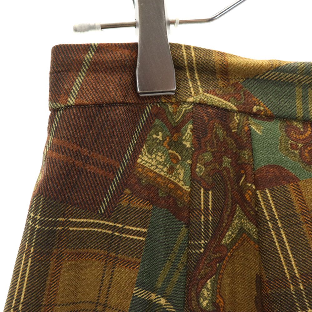 Burberrys バーバリーズ 90s オールド 総柄 ミディスカート 11AR ブラウン系 レディース
