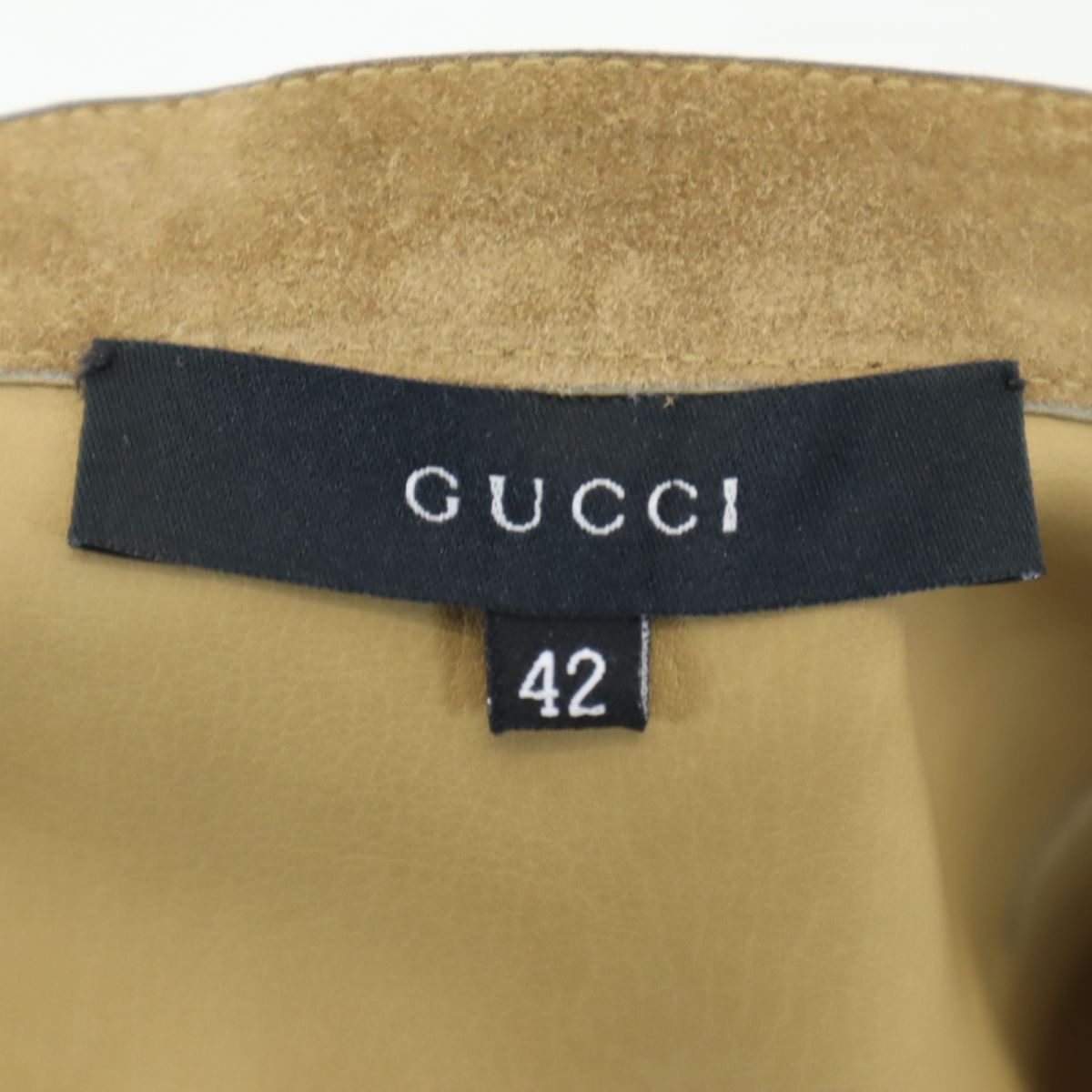 GUCCI グッチ イタリア製 ミディ丈 スカート 42 ベージュ レディース