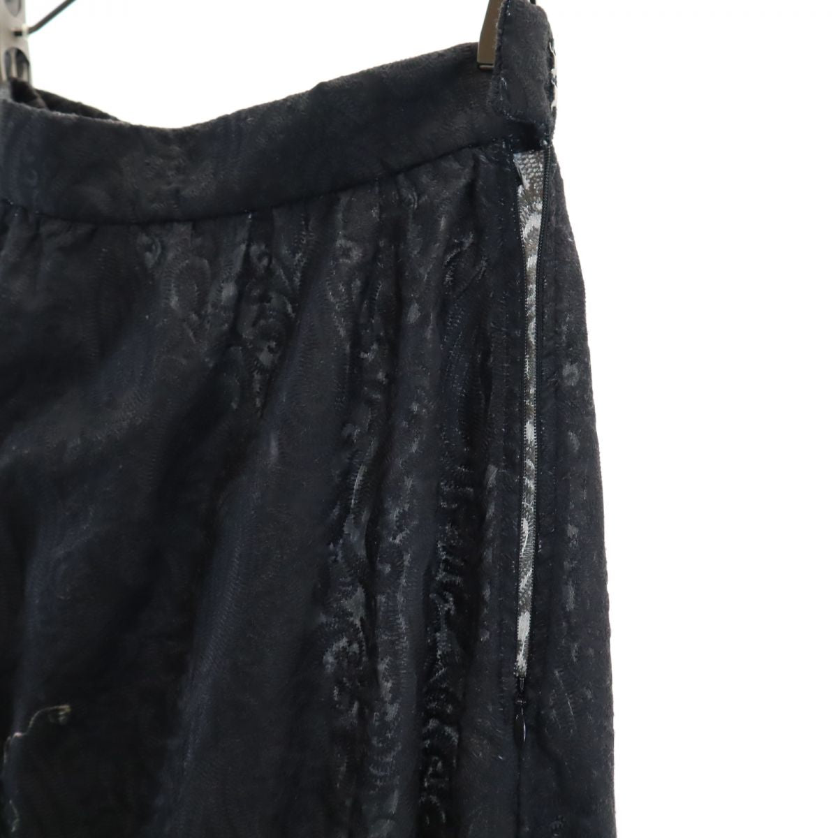 アメリ ロング丈 フレアスカート S 黒系 AMERI UNDRESSED レディース